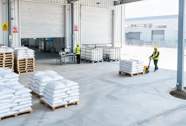 Fertilizer logistics terminal